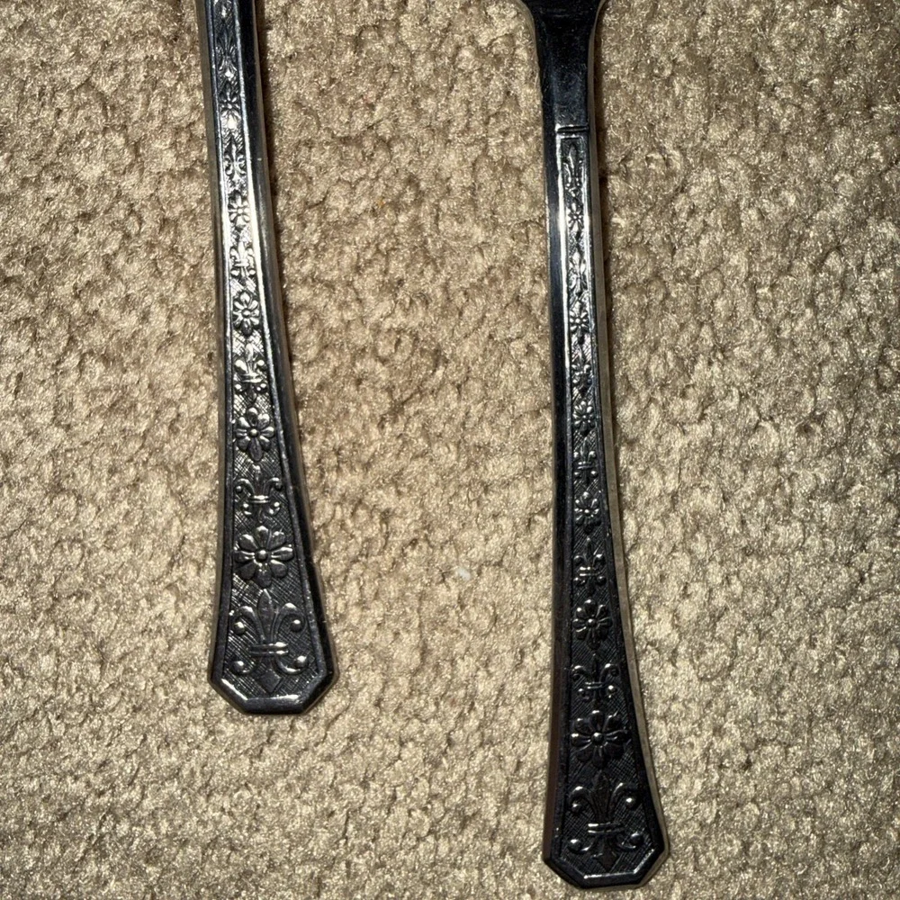 Vintage Interpur Florenz Stainless Soup Spoons